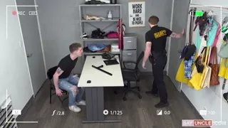 Pumping Officer Drew Skylar's Tight Twink Hole Bareback