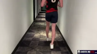 Hot Creamy Pizza Delivery: Max Lorde Barebacks Andolini XXL's Big French Cock