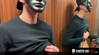 مصعد ثلاثي: ماكو مشعر ينيك زوج توينك في العامة - Baptiste69 & Antoine69