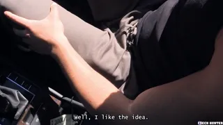 Czech Hunter 840 - Cute Broke Latino Tourist Barebacked by Taxi Driver in Car