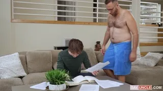 Twink Math Tutor Takes Bareback Anal from Stepbro – Nicholas Michaels & Joel Someone