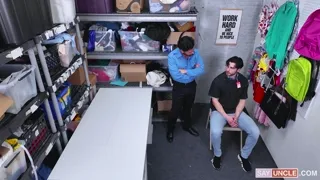 Twink Leo Esteban Bends for Cop’s Bareback Cock