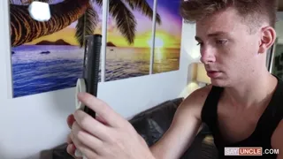 Stepbro Jerks Off to Passed Out Twink Prank - Casey Cohn & Oliver Carter